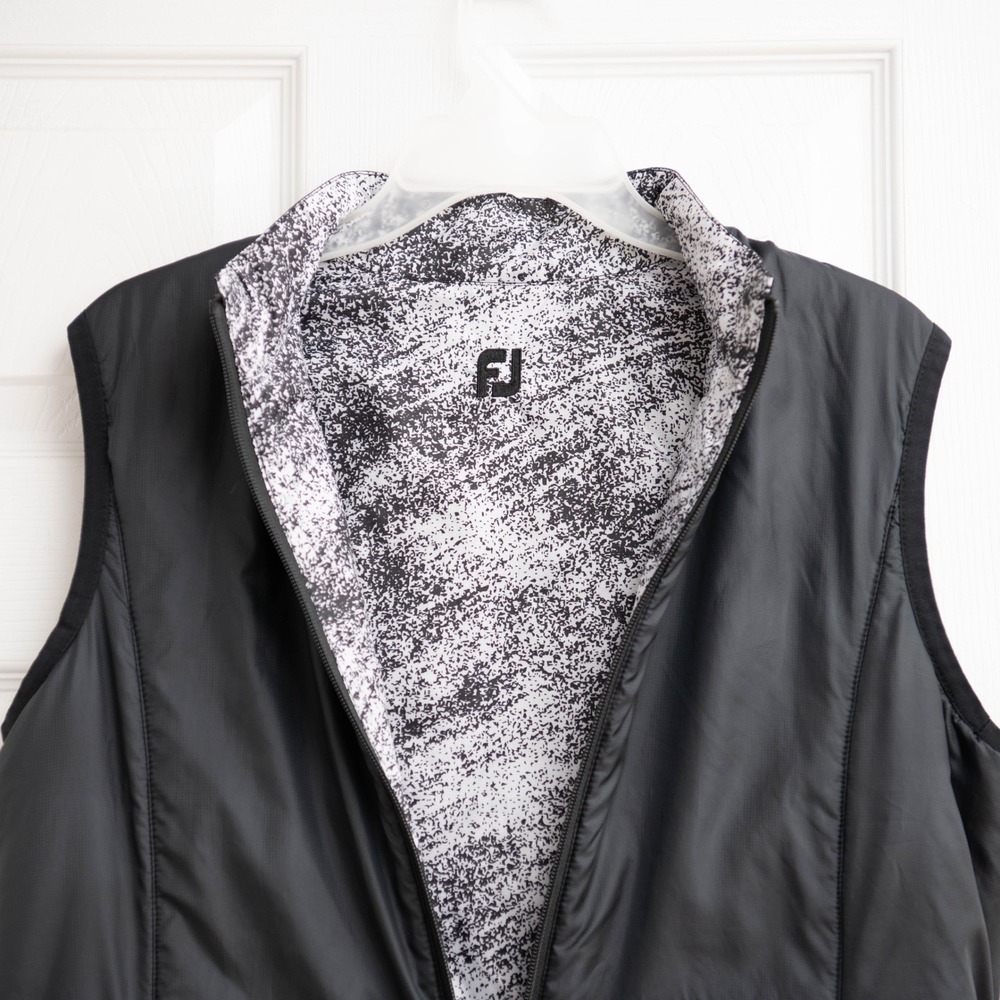 FootJoy Reversible Golf Puffer Vest Womens Sz M Sporty Performance Athleisure - Picture 2 of 5